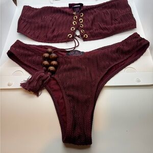 Hot Miami Styles Deep Red Apparel